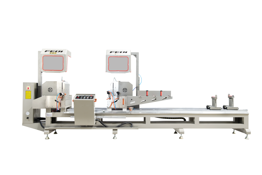 Máy làm nhôm Xingfa- máy cắt nhôm 2 đầu