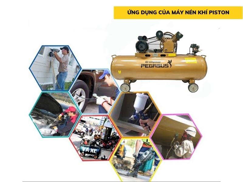 Ứng dụng của máy nén khí pison