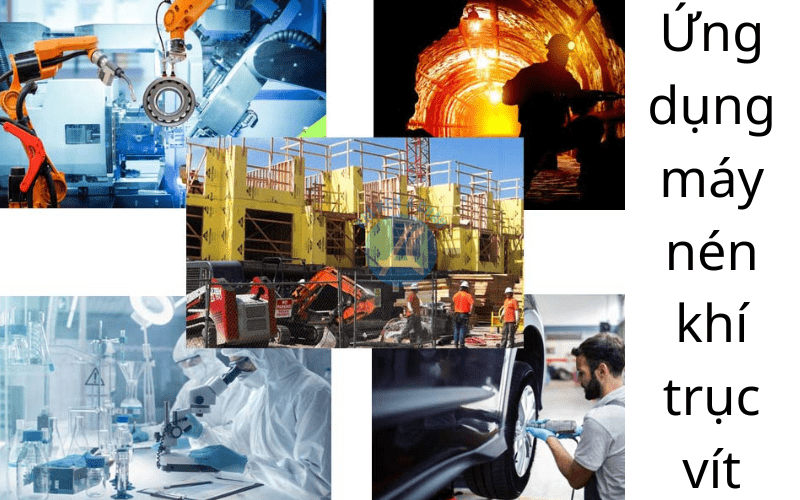 Ứng dụng của máy nén khí trục vít