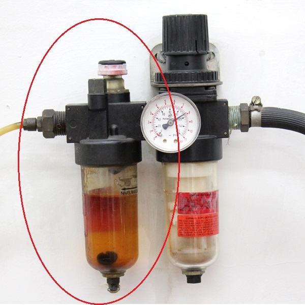 Bộ phận cung cấp dầu bôi trơn của máy nén khí