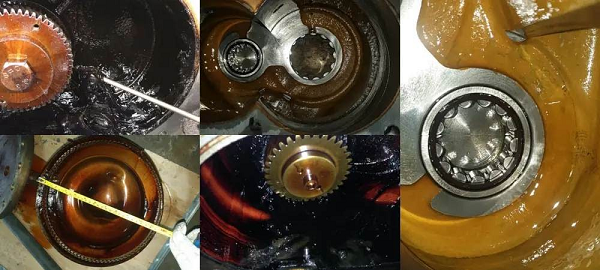 Dầu máy nén khí bị keo lại ảnh hưởng đến nhiệt độ máy