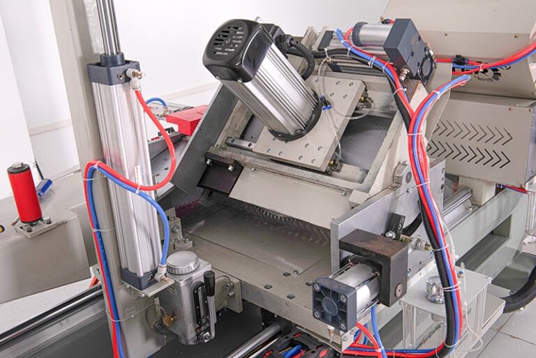 Máy cắt nhôm 2 đầu F90