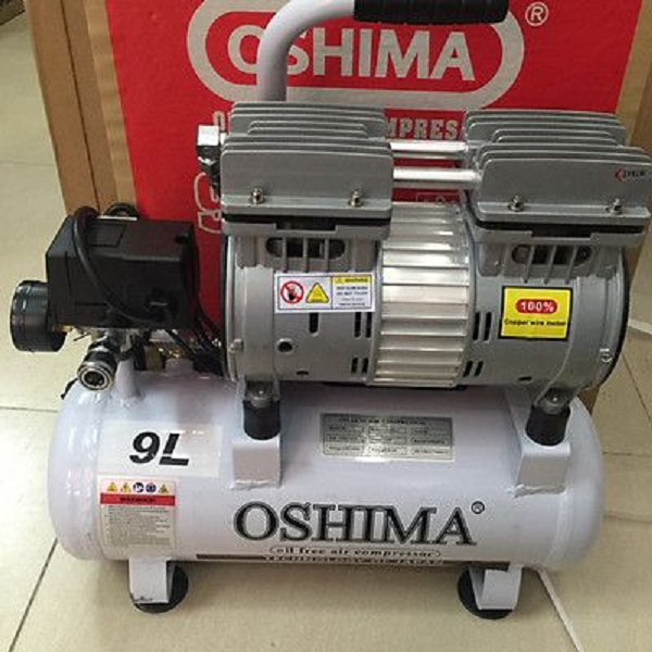 Máy nén khí không dầu Oshima 9L