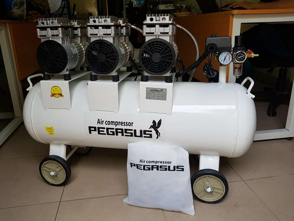 Máy nén khí không dầu Pegasus TM-OF750x3-120L