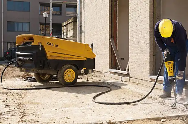 Máy nén khí trong xây dựng