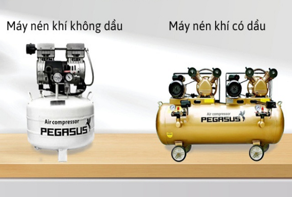 So sánh nguyên lý hoạt động máy nén khí trục vít có dầu và không dầu