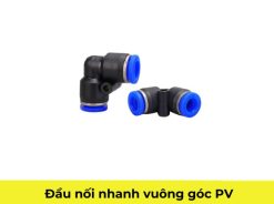 Đầu nối nhanh góc PL 4 6 8 10 12 14 16 ren ngoài