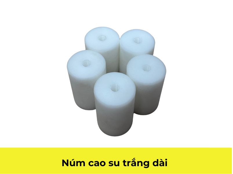 Núm cao su trắng dài