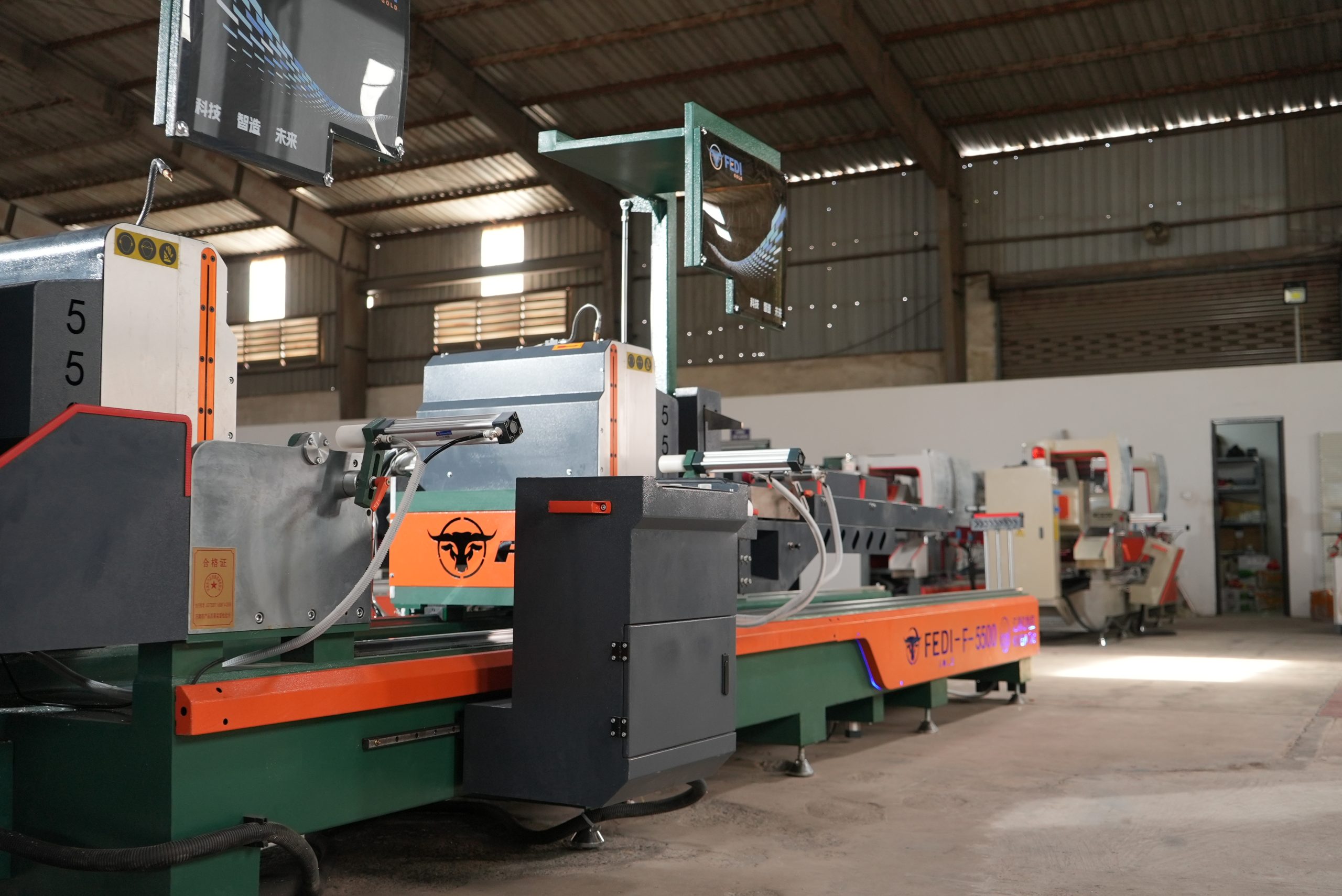 Máy cắt nhôm 2 đầu F5500 cơ - Ảnh 5
