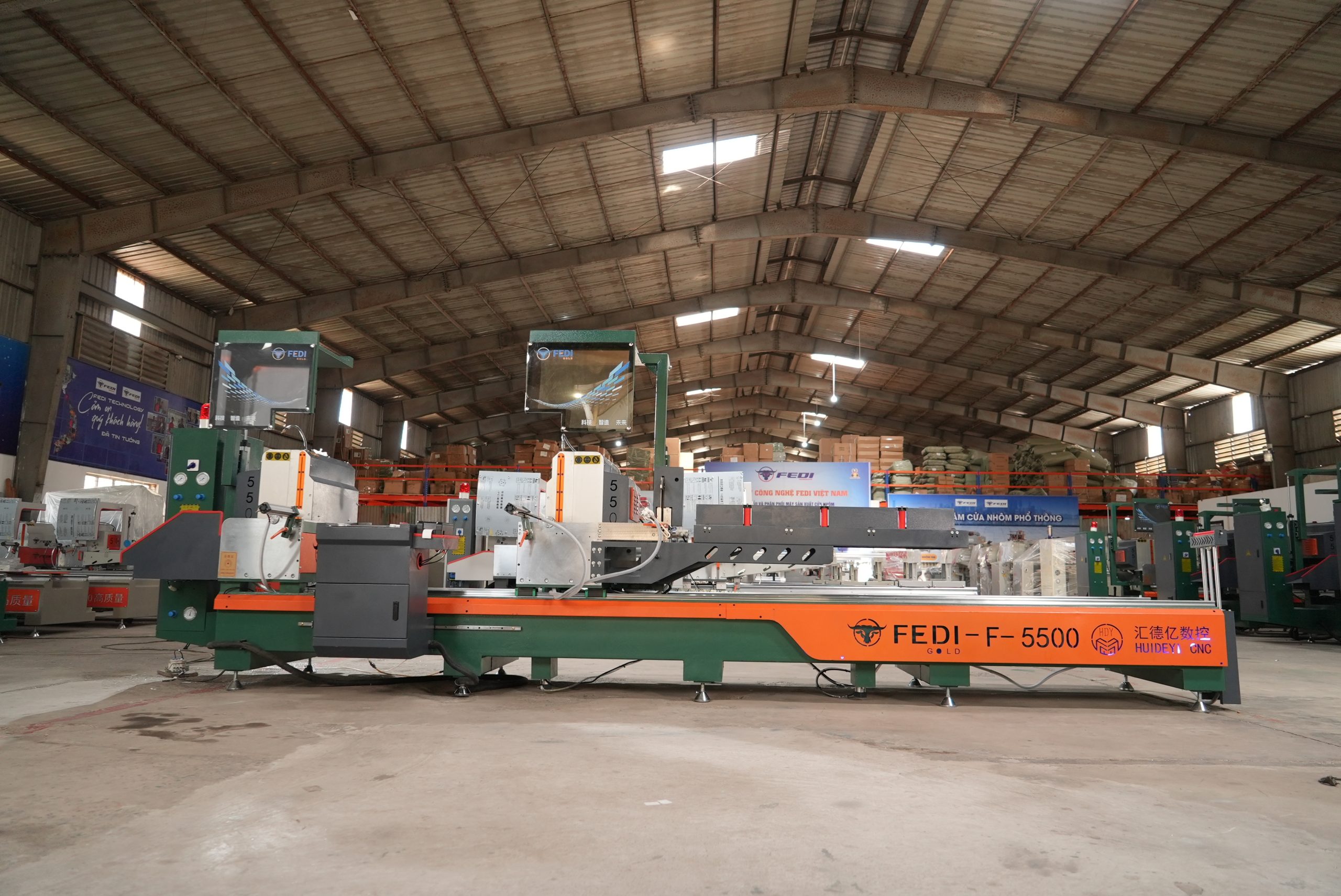 Máy cắt nhôm 2 đầu F5500
