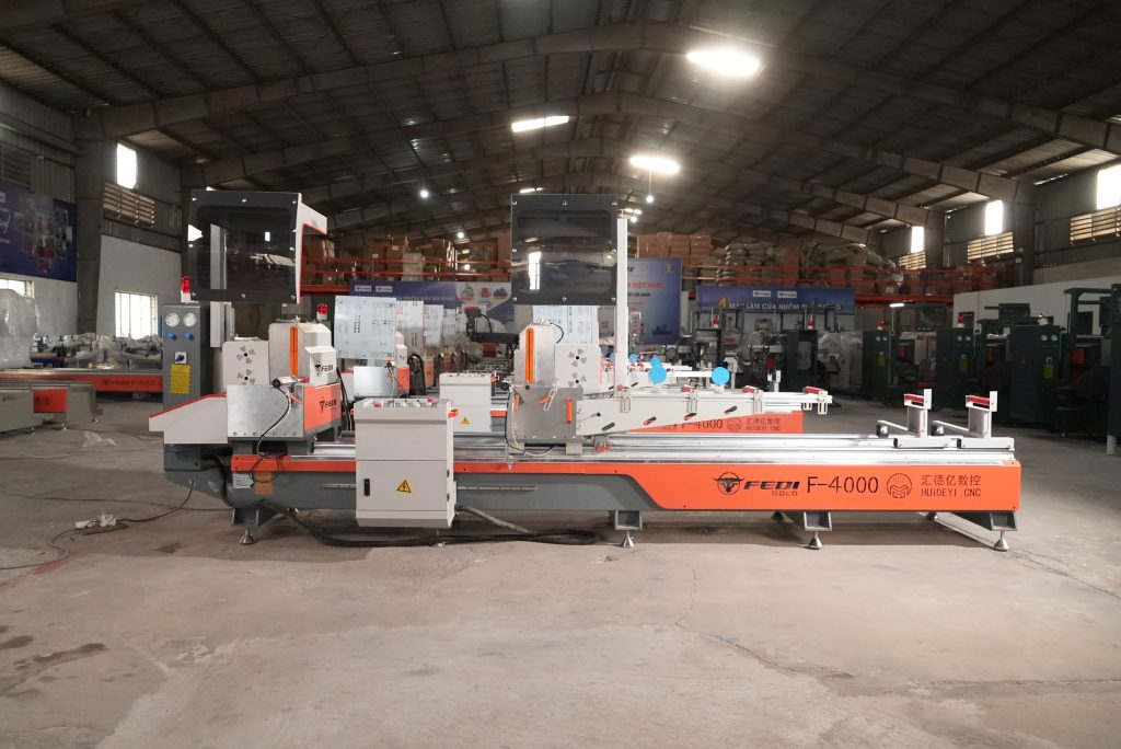 máy cắt nhôm 2 đầu f4000