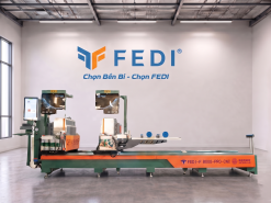 Máy cắt nhôm 2 đầu F8000 PRO CNC NGOẠI VI