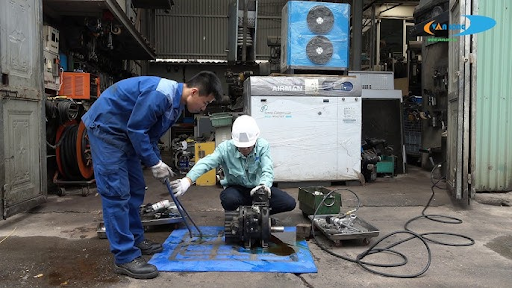 Chuẩn bị trước khi vận hành máy nén khí Hitachi