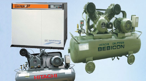 Cách vận hành máy nén khí Hitachi