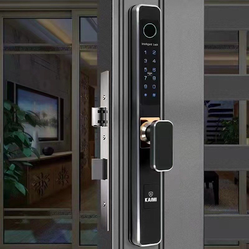 Cửa nhôm Xingfa kết hợp khóa vân tay – chống trộm hiện đại