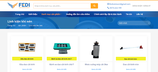 Mua bộ lọc hơi nước máy nén khí tại Fedi Việt Nam
