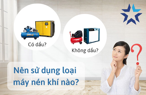 Giải đáp - Nên mua máy nén khí có dầu hay không dầu?