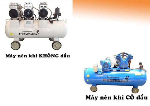 Tìm hiểu đôi nét về máy nén khí có dầu và máy nén khí không dầu