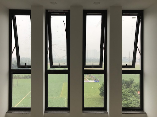 Cửa sổ 1 cánh mở hất bằng nhôm xingfa quảng đông