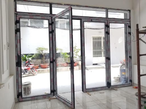 Hình ảnh cửa đi được làm bằng nhôm xingfa quảng đông