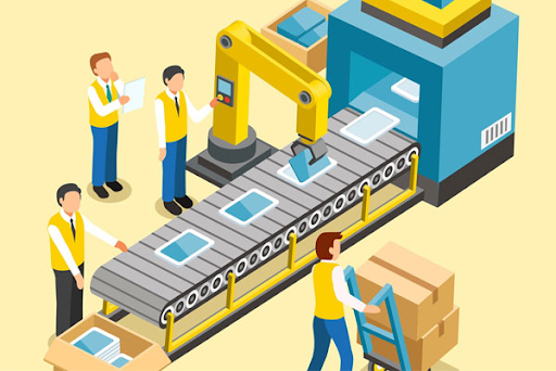 Quy trình sản xuất công nghiệp hiện nay 