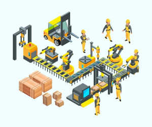 Sản xuất công nghiệp đóng vai trò chủ đạo trong nền kinh tế