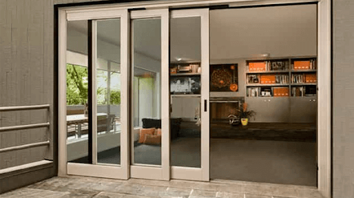 Cửa kính cường lực khung nhôm xingfa trượt