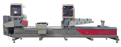 Máy cắt nhôm hai đầu 08 motor tròn nhập khẩu chính hãng