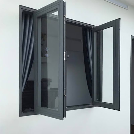 Mẫu cửa sổ nhôm Xingfa 2 cánh mở quay