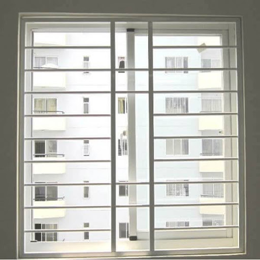 Mẫu cửa sổ nhôm Xingfa khung vuông