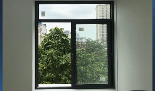 Mẫu cửa sổ nhôm Xingfa 2 cánh xếp trượt