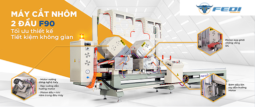 Địa chỉ mua máy cắt nhôm 2 đầu uy tín