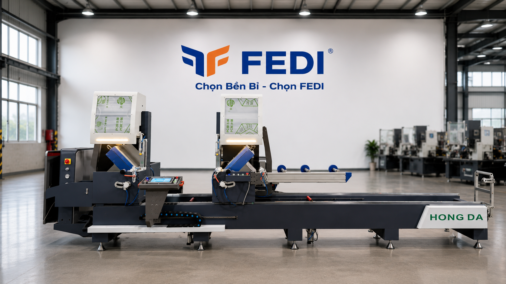 Máy Cắt Nhôm Nội Địa HongDa CNC 600
