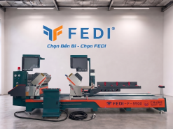 Máy cắt nhôm 2 đầu F5500 cơ