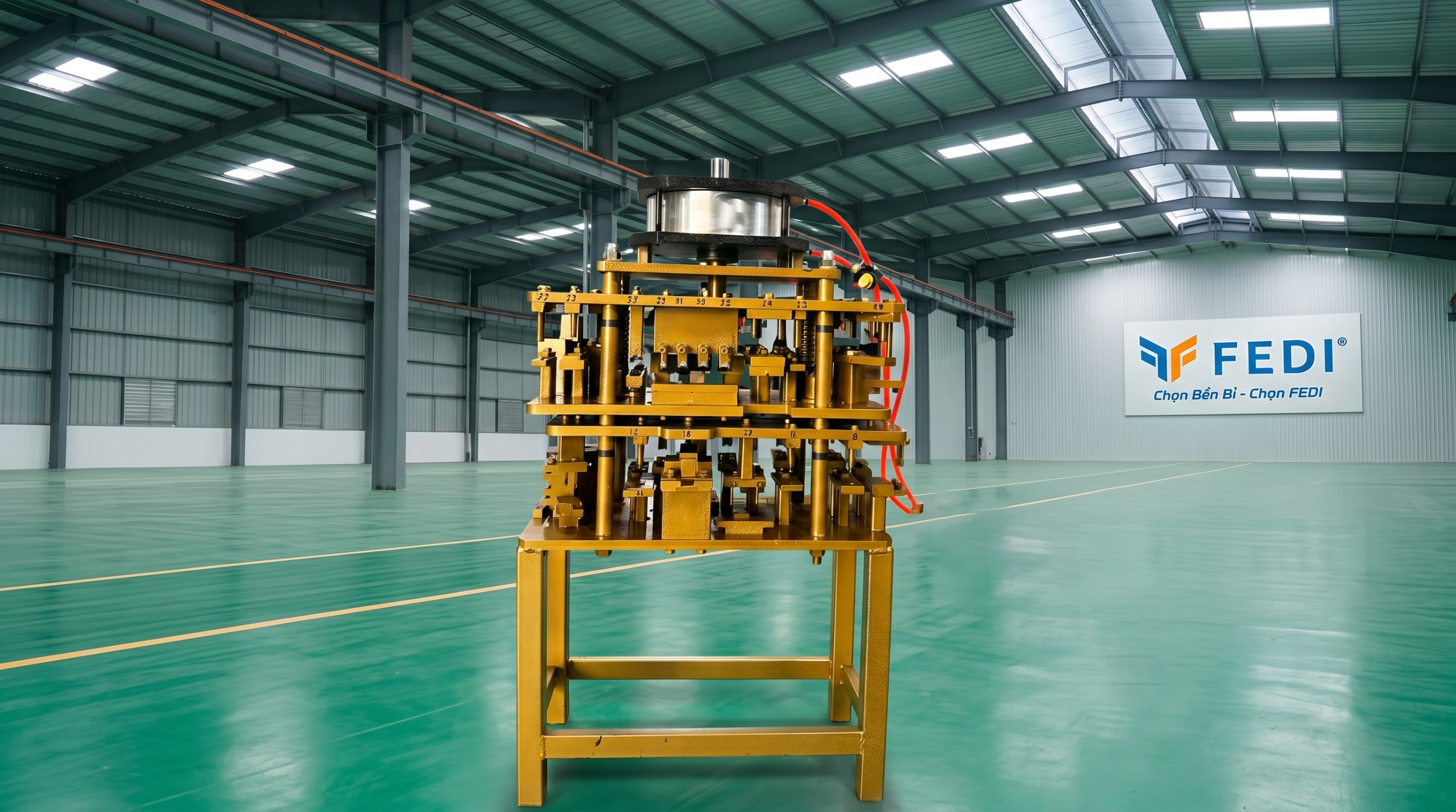 Máy Đột Dập Hơi 37 Dao Đa Năng FEDI