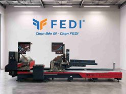 Máy Cắt Nhôm 2 Đầu F8000 cơ